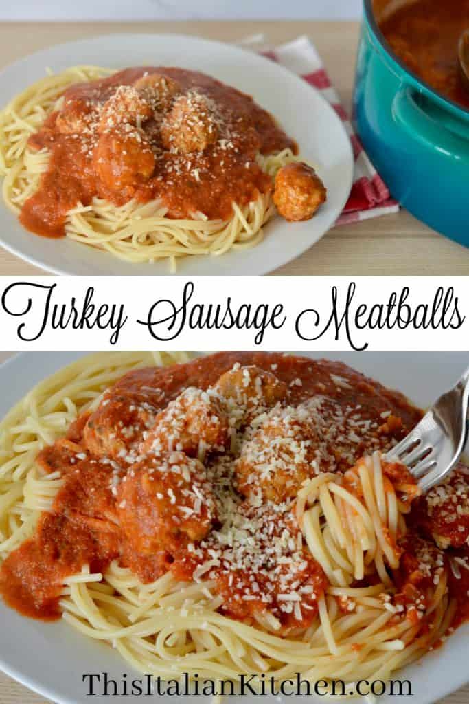 Italian turkey sausage meatballs
