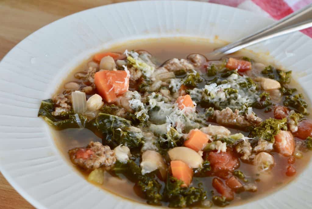 Sausage Kale Bean Soup - This Italian Kitchen