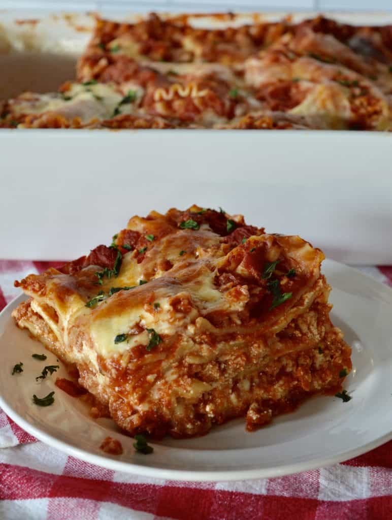 Italian Turkey Lasagna.