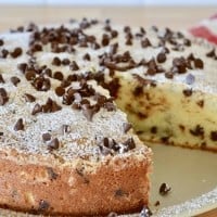 Chocolate Chip Ricotta Cake.