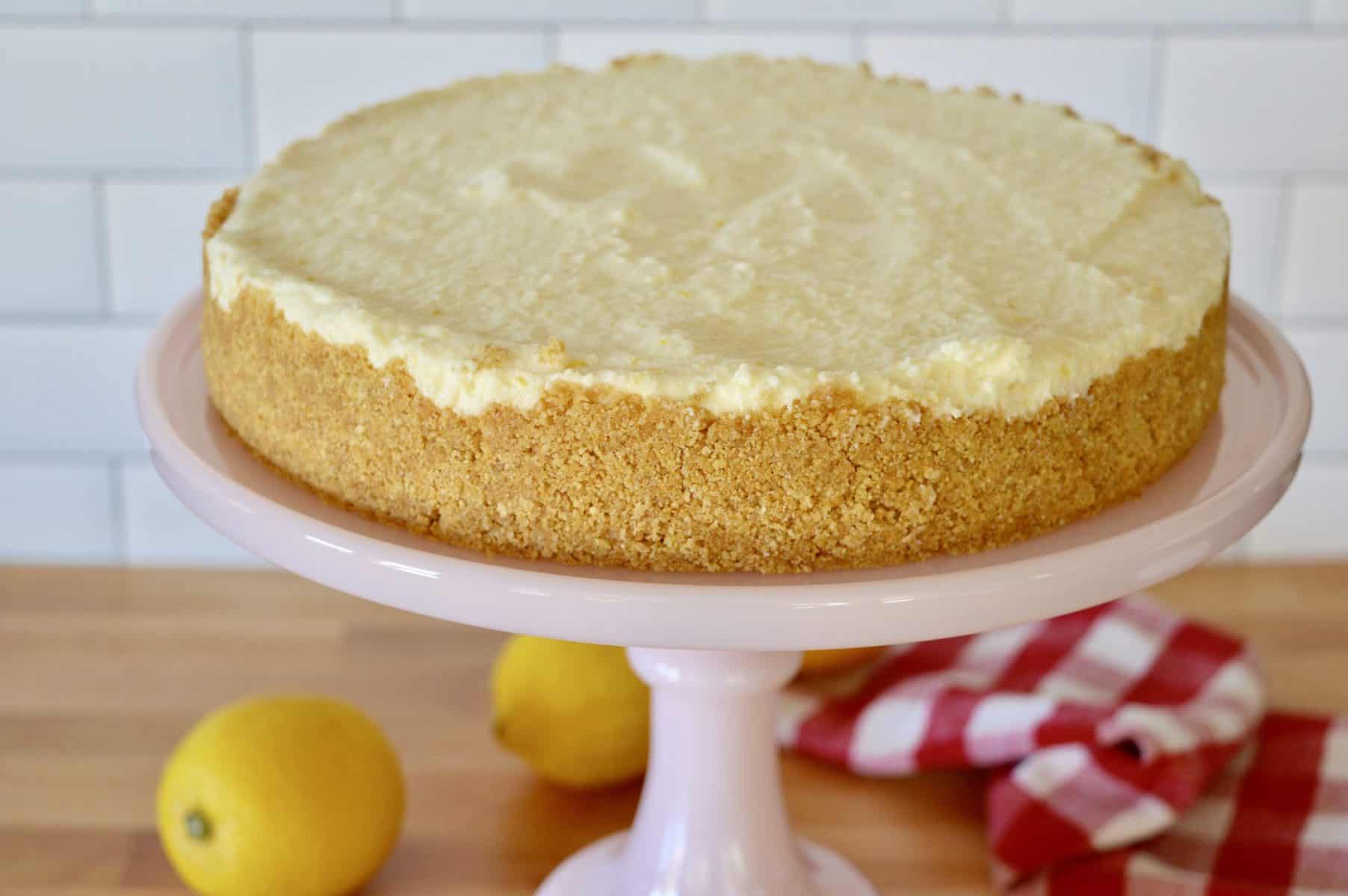 No-Bake Lemon Mascarpone Cheesecake - This Italian Kitchen