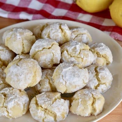 Lemon Amaretti Cookies