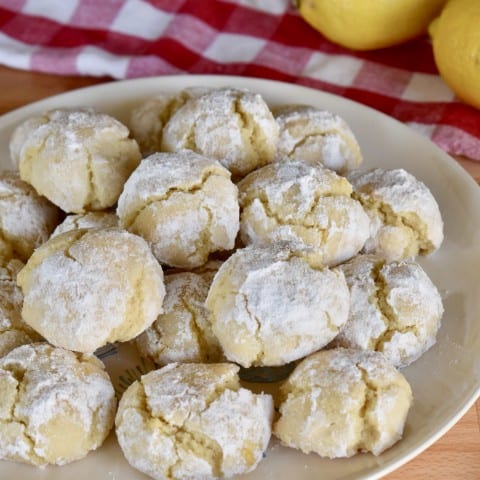 Lemon Amaretti Cookies - This Italian Kitchen