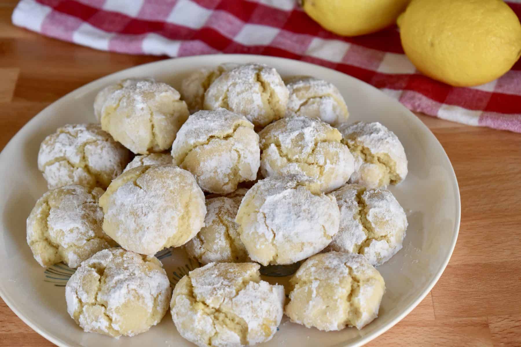 Lemon Amaretti Cookies