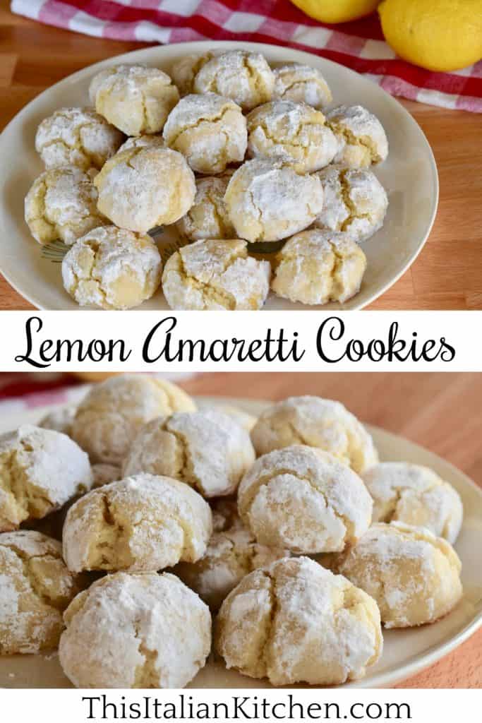 Lemon Amaretti Cookies.