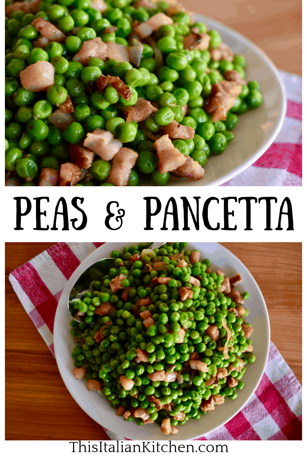 Peas and Pancetta. 