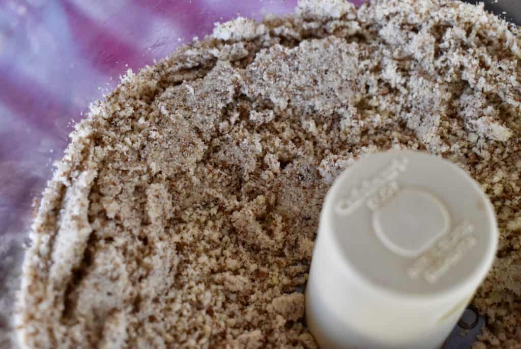 ground almonds in a food processor.
