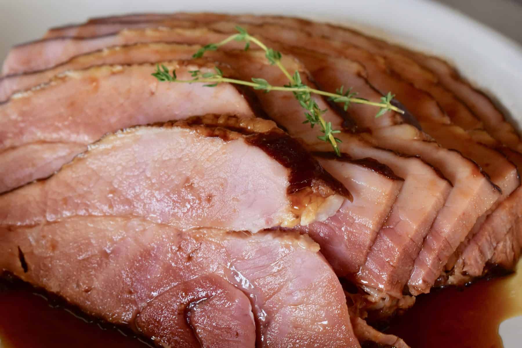 Slow Cooker Ham is a great Italian Easter Recipe. 