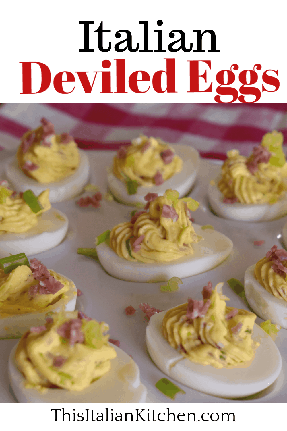 Italian Deviled Eggs