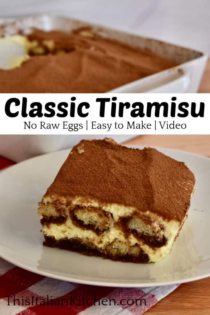 Classic Tiramisu Recipe.