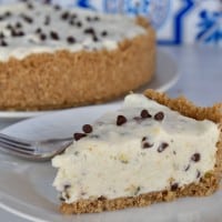 No Bake Cannoli Cheesecake.