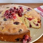 Cranberry Ricotta Cake.