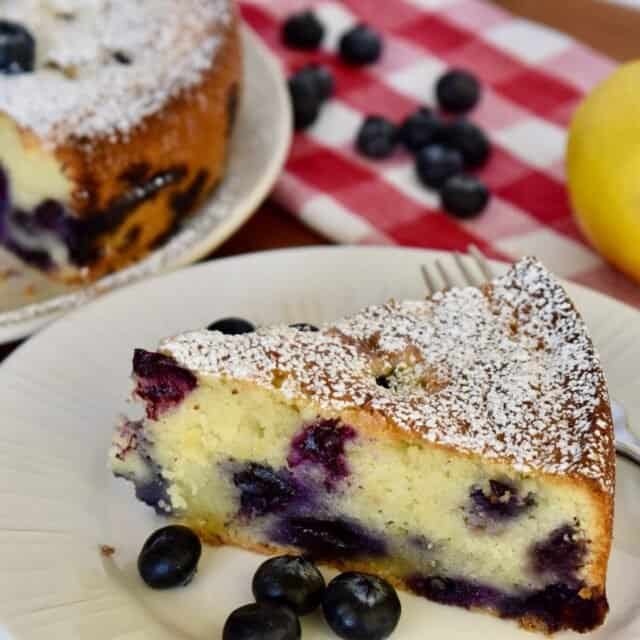 Blueberry Ricotta Cake - This Italian Kitchen