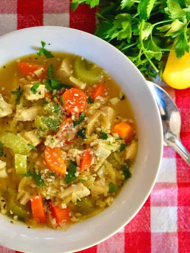 Turkey Orzo Soup Recipe - This Italian Kitchen