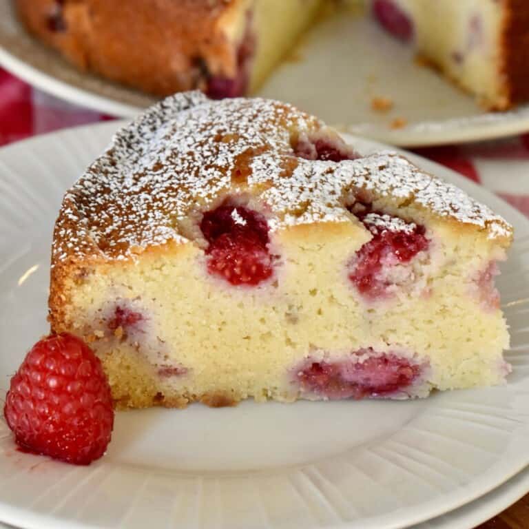 Raspberry Ricotta Cake