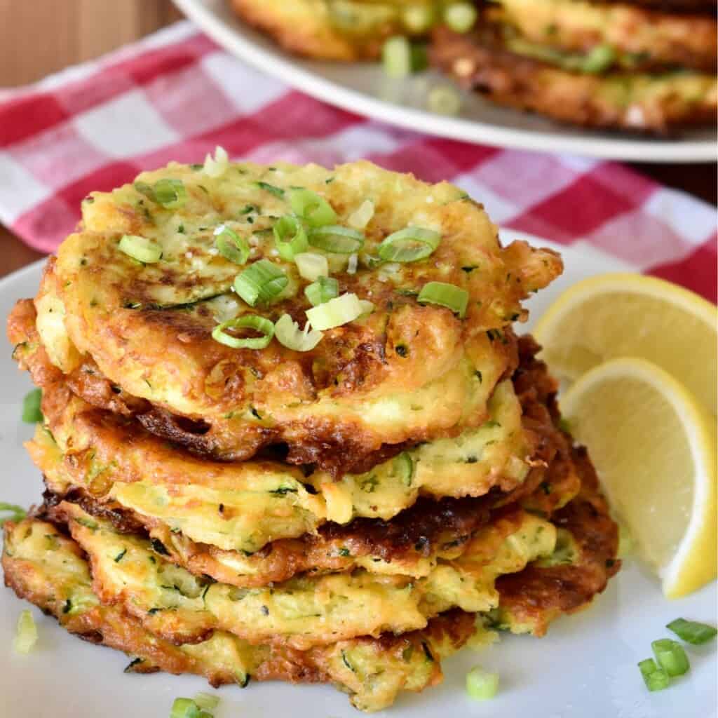 Zucchini Ricotta Fritters.