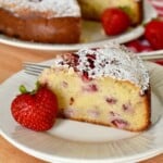 Strawberry Ricotta Cake.