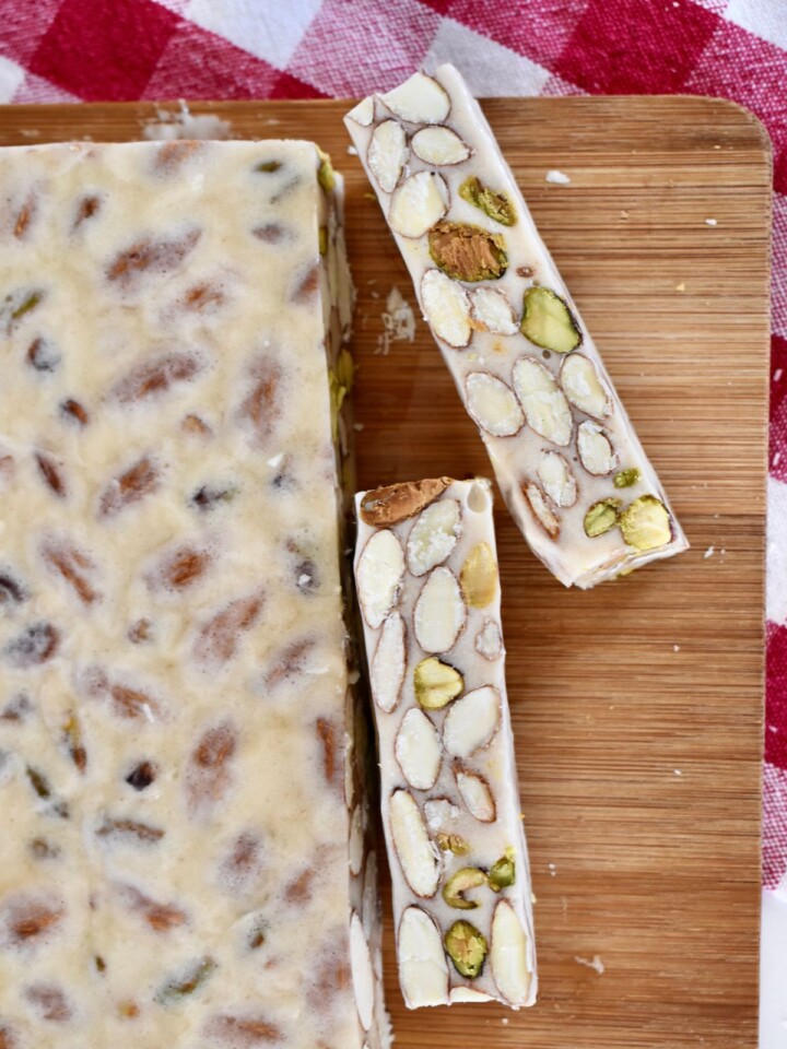Torrone Recipe (Soft Italian Nougat and Nut Candy) - This Italian Kitchen