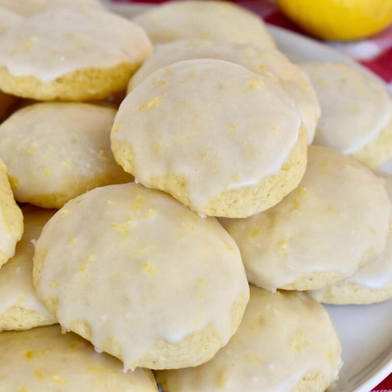 Italian Lemon Drop Cookies.