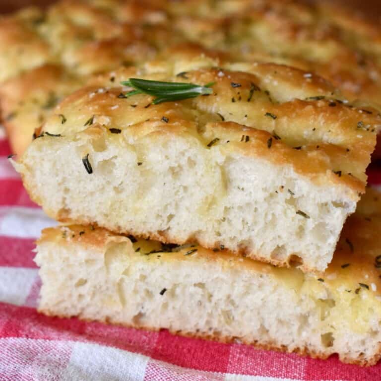 No Knead Focaccia Bread.