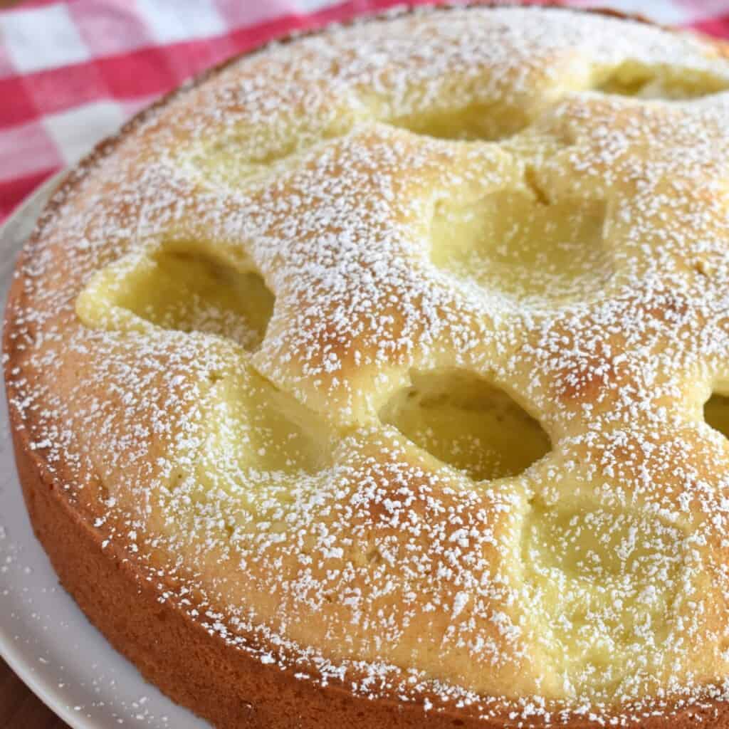 Italian Custard Cake recipe or Torta Nua.