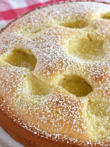 Italian Custard Cake recipe or Torta Nua.