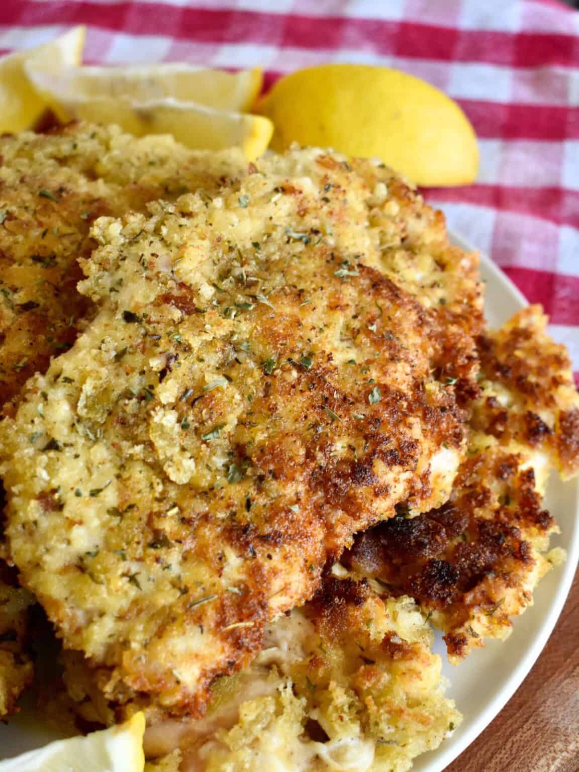 Italian Chicken Cutlets (Easy Breaded Recipe) - This Italian Kitchen