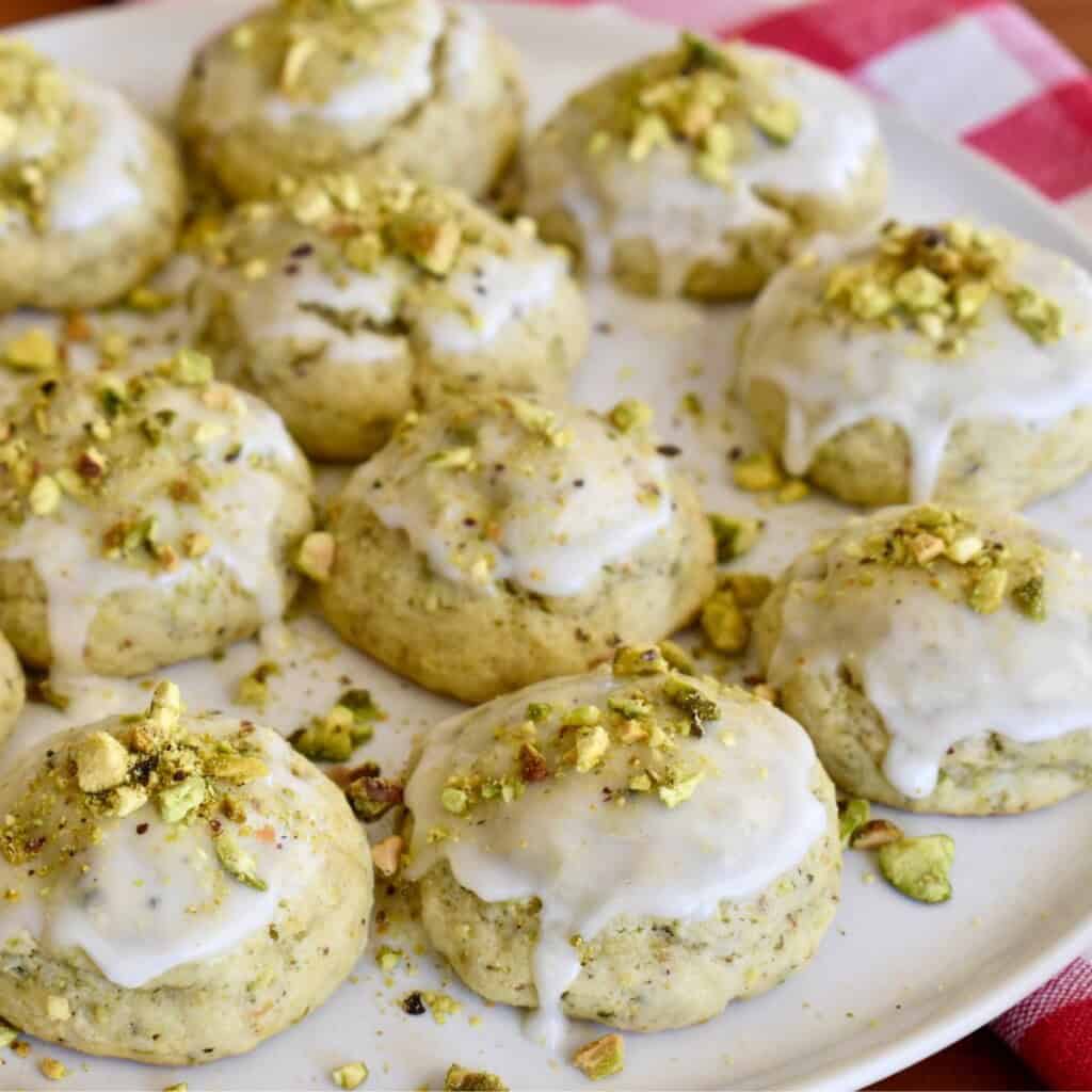 Pistachio Ricotta Cookies.