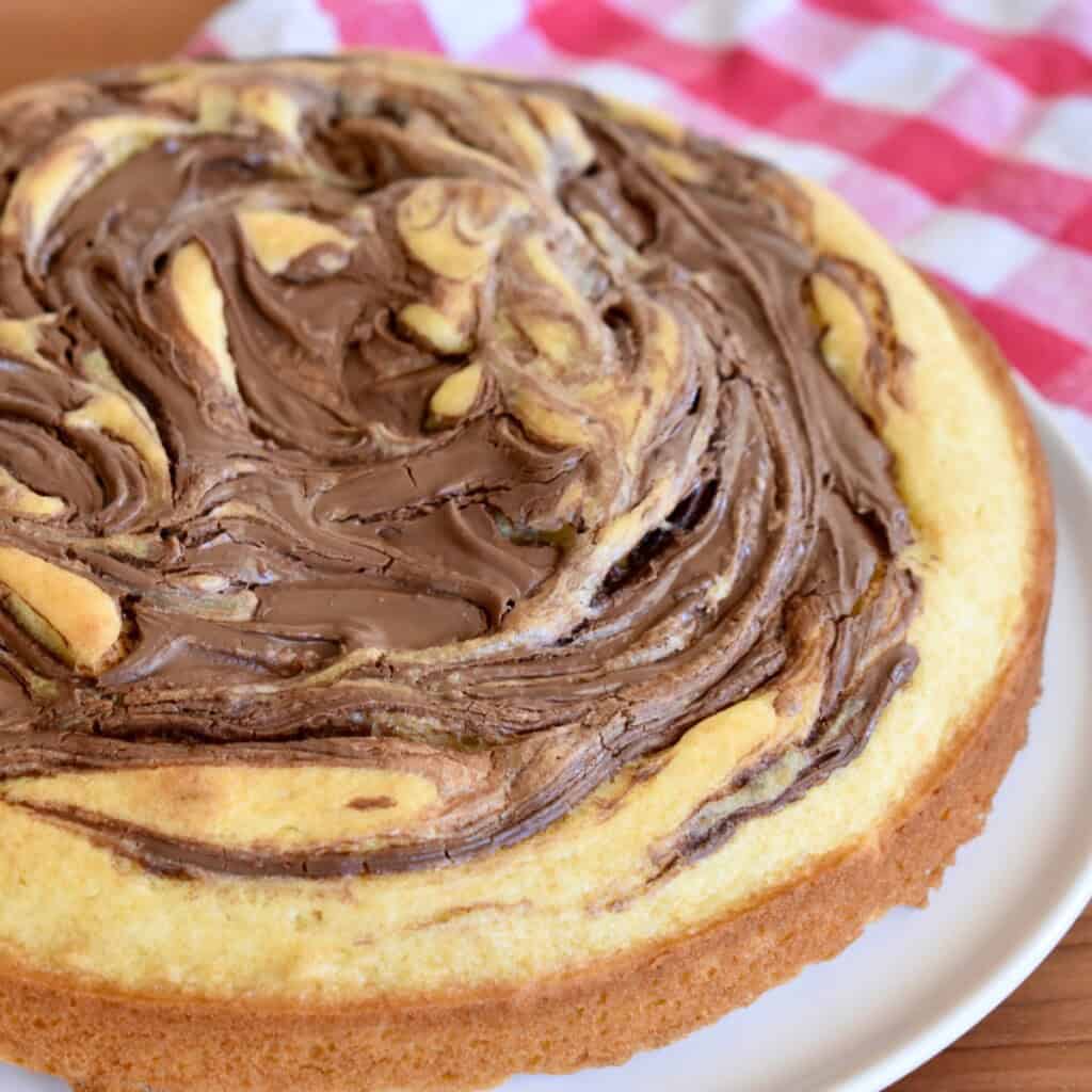 Italian Nutella Cake.