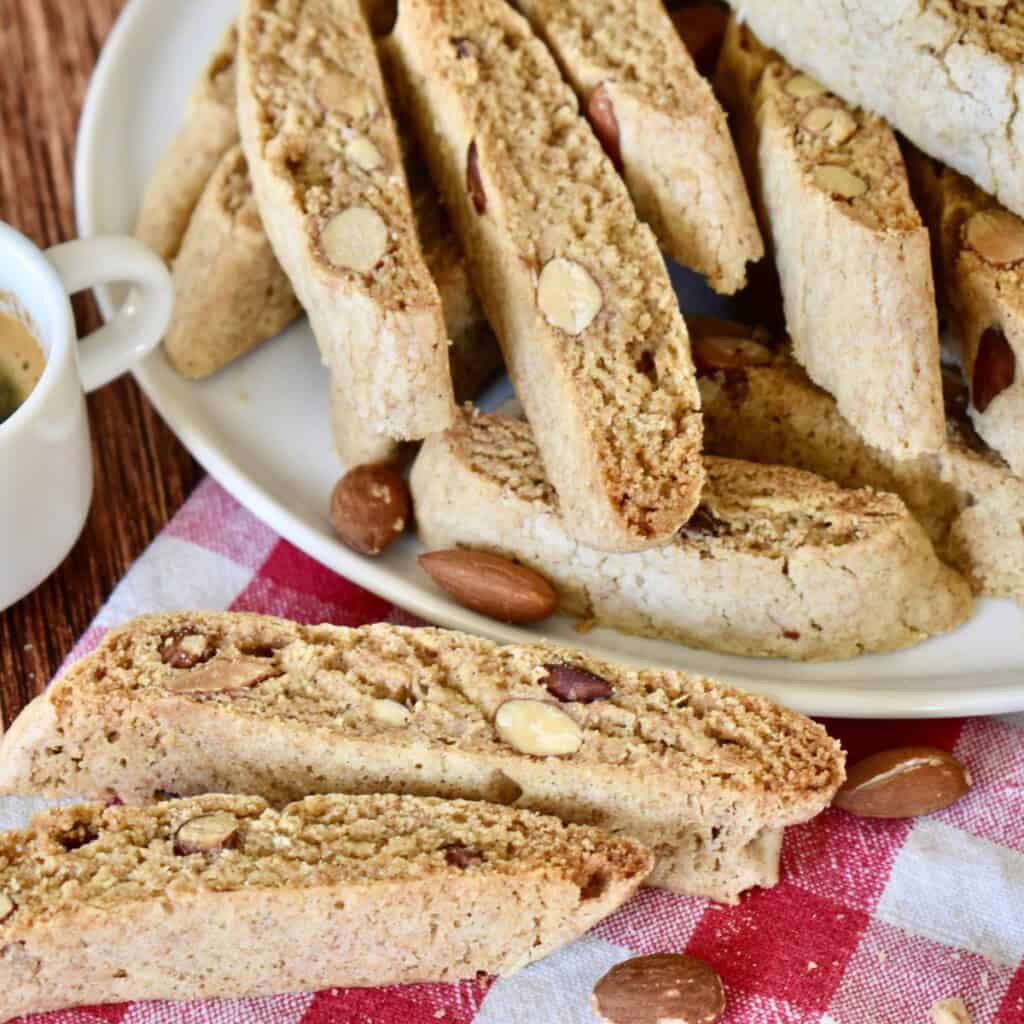 Whole wheat biscotti.