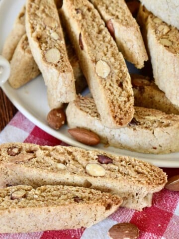 Whole wheat biscotti.