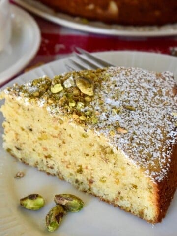 Pistachio Ricotta Cake.