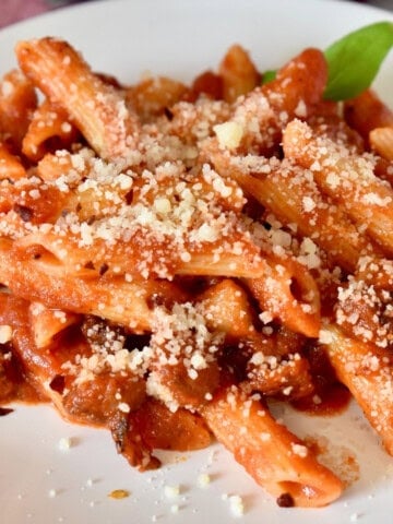 Penne all'Amatriciana recipe.