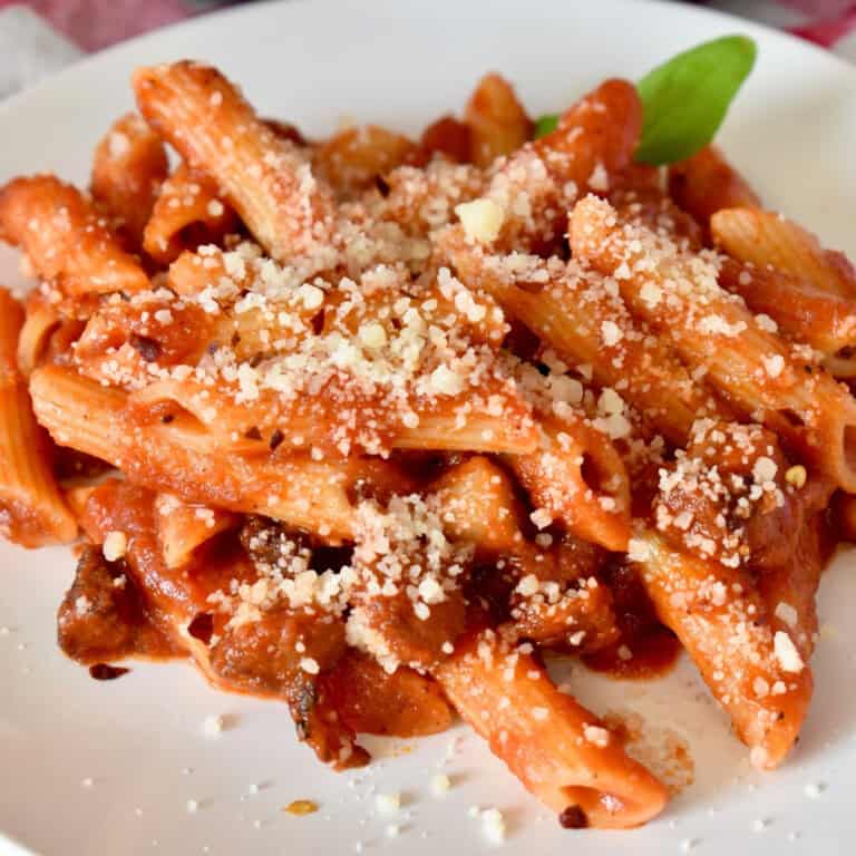 Penne all'Amatriciana recipe.