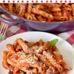Penne all'Amatriciana recipe.