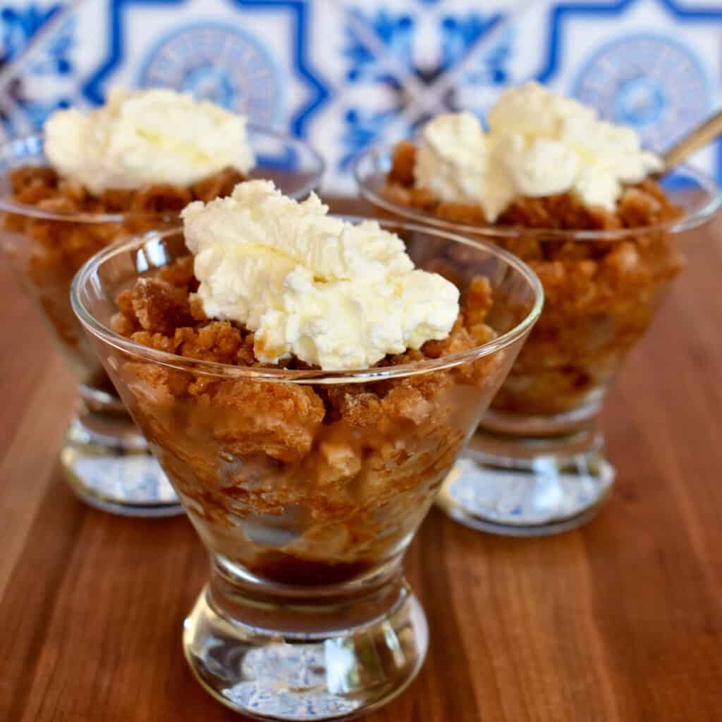 Espresso Granita with whipped cream.