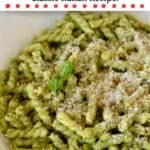 Pistachio pesto recipe.