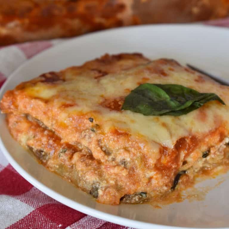 Eggplant lasagna recipe.