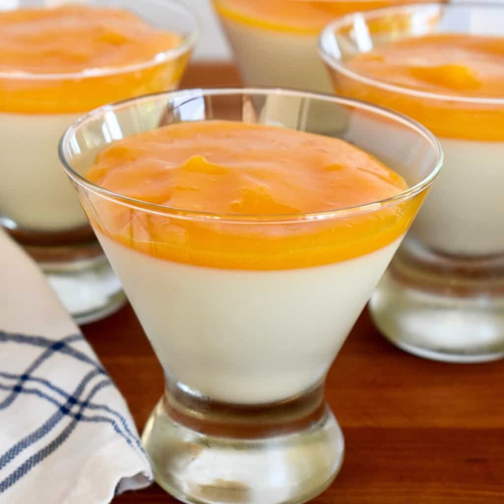 Mango Panna Cotta.