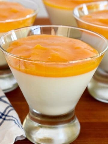 Mango Panna Cotta.