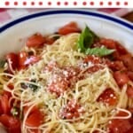 Spaghetti al Pomodoro Crudo.