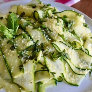 Zucchini Carpaccio recipe.