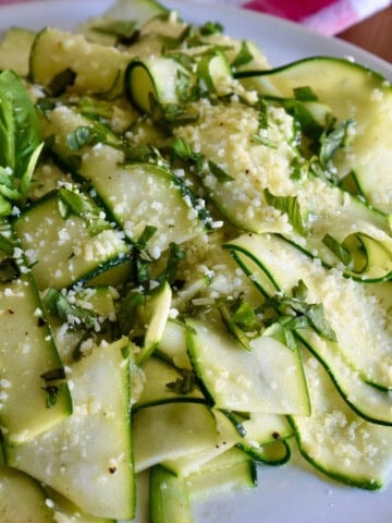 Zucchini Carpaccio recipe.
