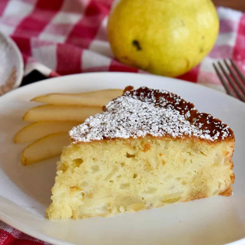 Pear Ricotta Cake.