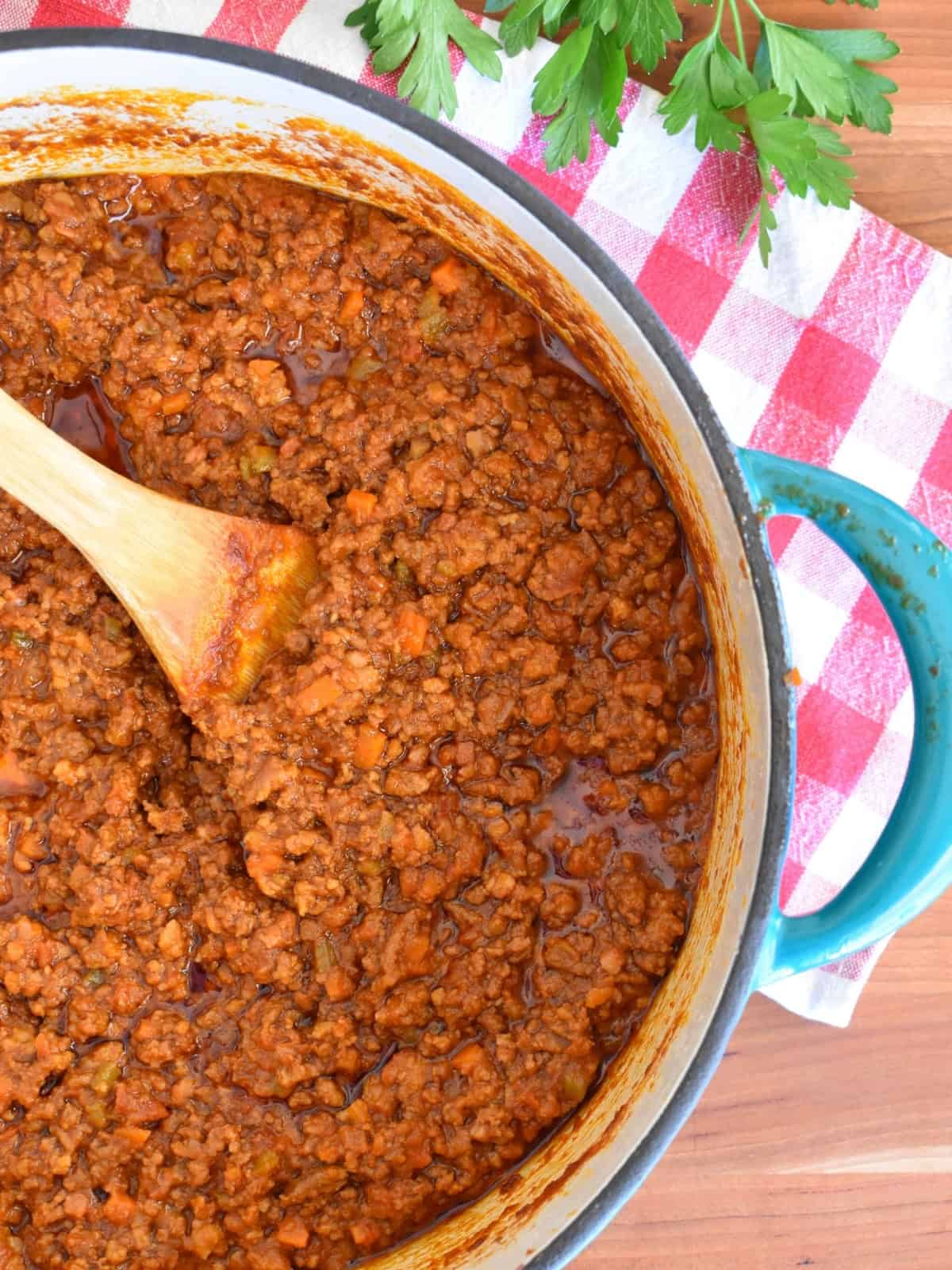 Authentic Bolognese Sauce recipe. 
