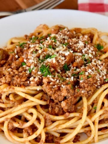 Authentic Bolognese Sauce.